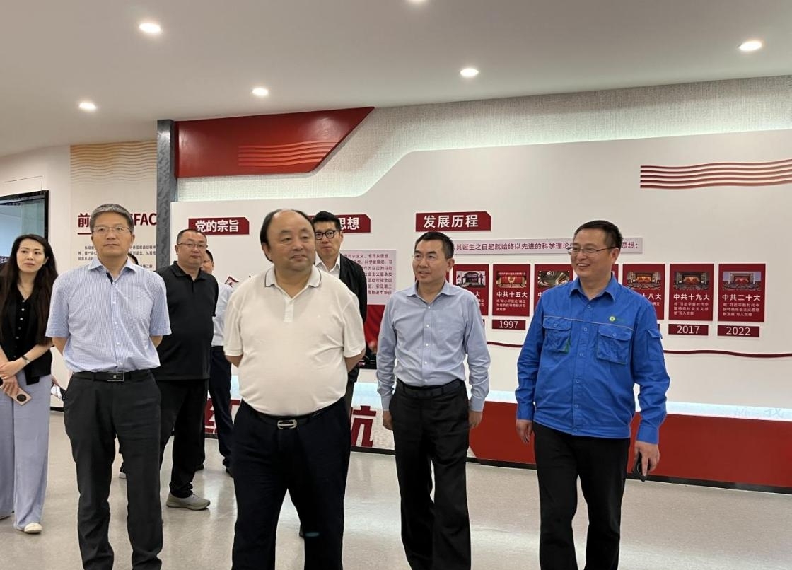 北京国资公司党委书记、董事长岳鹏调研BG大游集团海宁扩建项目