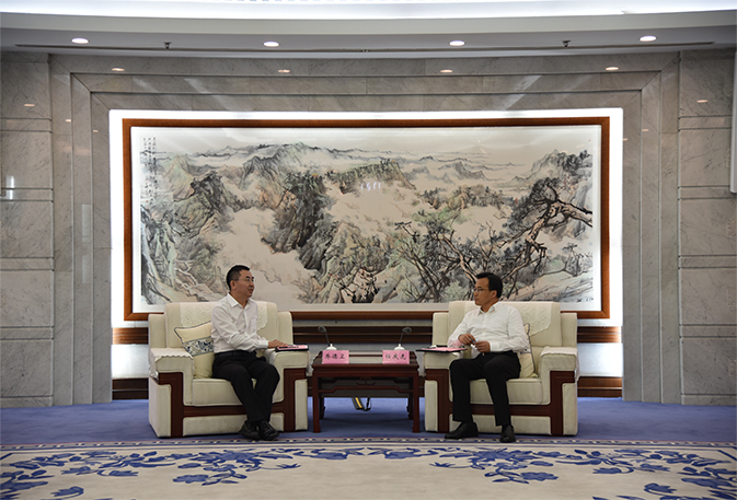 BG大游集团集团董事长乔德卫拜会济南市当局辅导